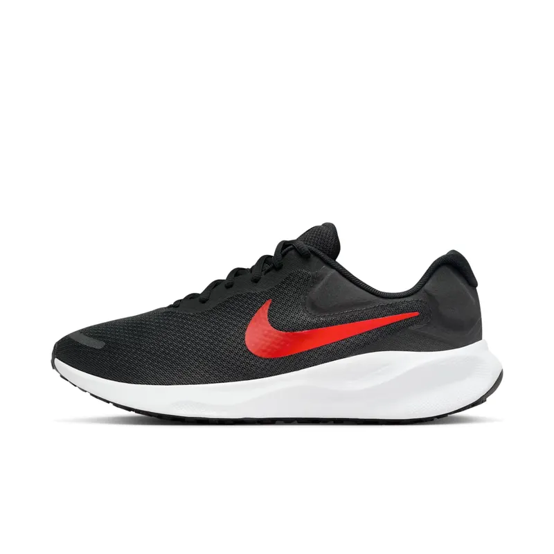 Nike Revolution 7 Black White University Red | FB2207-003