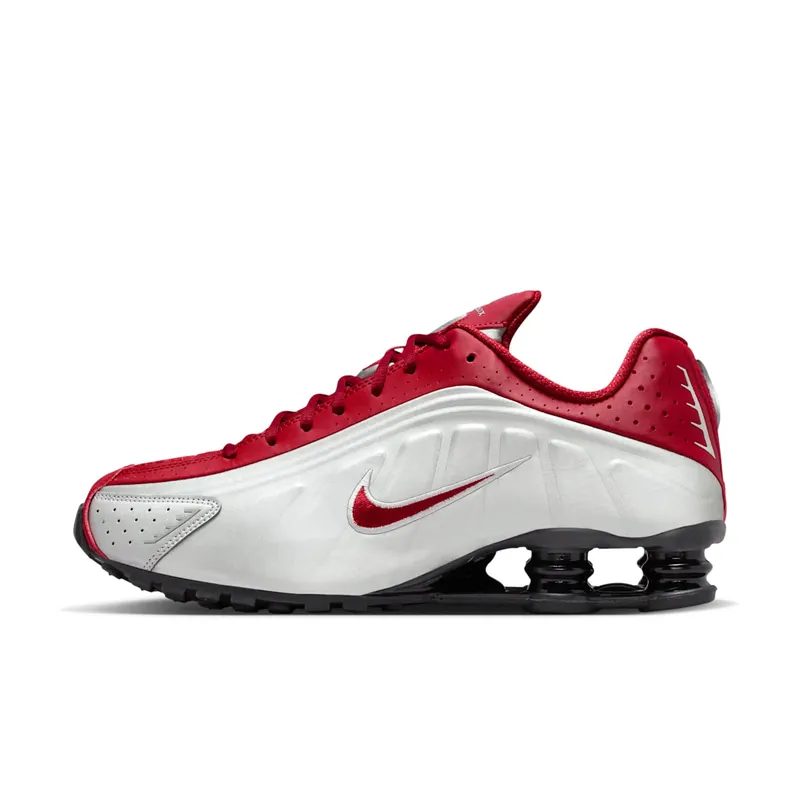 Nike Shox R4 “Metallic Silver Black Crimson” | HQ1988-009
