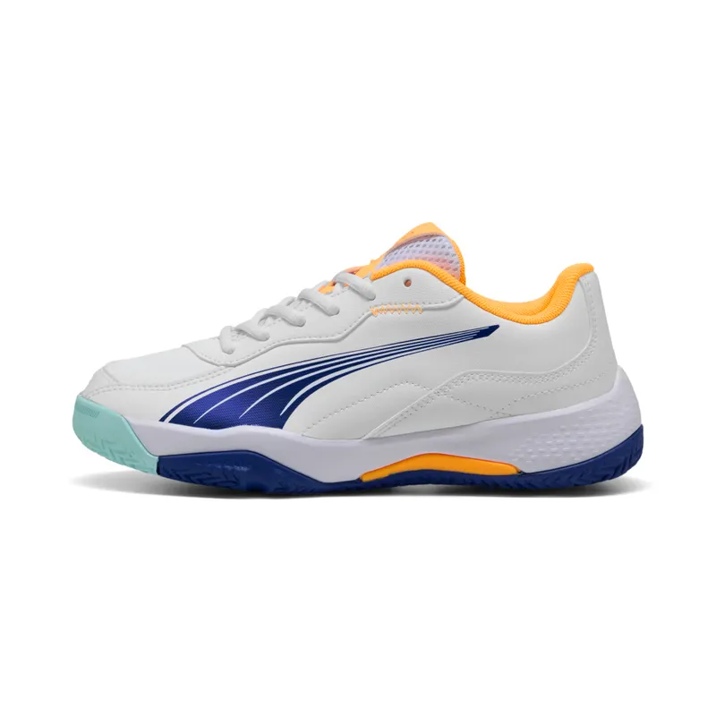 Puma NOVA Smash “Puma White / Vivid Blue / Safe Lake / Heat Fire” | 108292_01