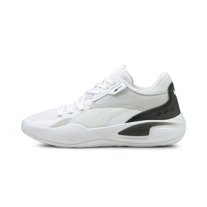 Puma Court Rider I basketbalschoenen Wit/Zwart | 195634-03