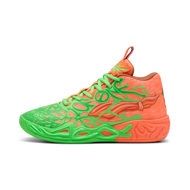 Puma HOOPS x TMNT MB.04 LM “Fluro Green Pes / Puma Green / Bright Aqua / Orange Glow” | 311307_01