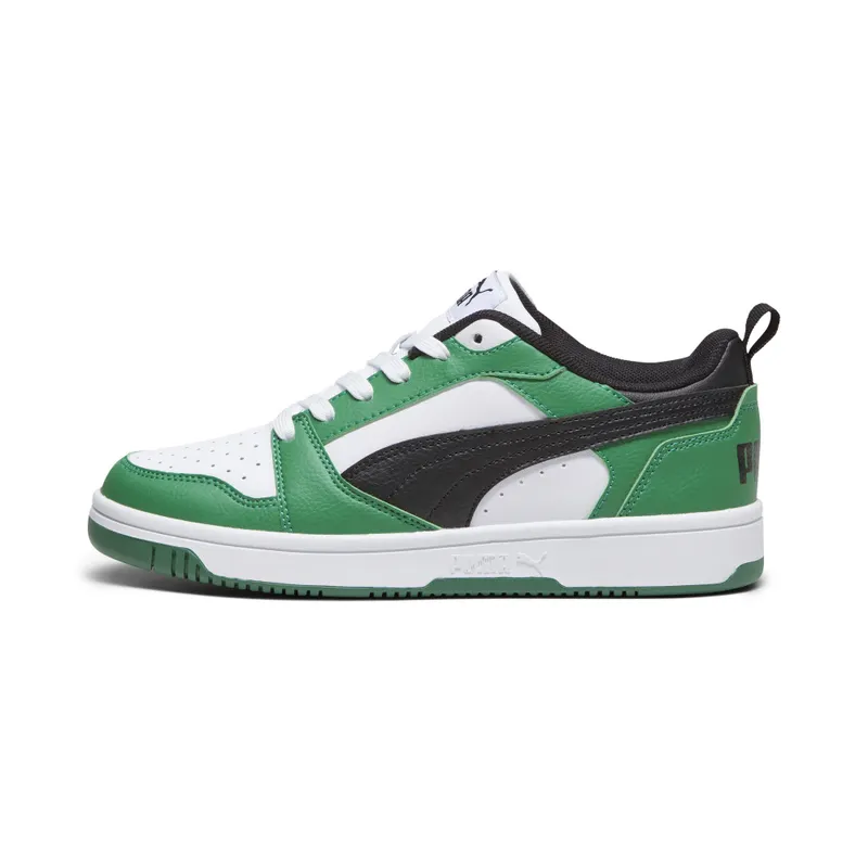 Puma Rebound V6 Lo “Puma White / Puma Black / Archive Green” | 393833_05