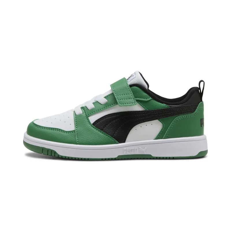 Puma Rebound V6 Lo “Puma White / Puma Black / Archive Green” | 397419_05