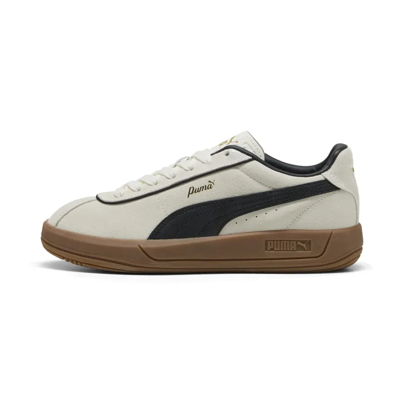 Puma Club Klassika Suede “Warm White / Puma Black / Puma Gold” | 400718_01
