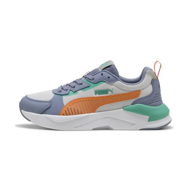 Puma X-Ray 3 “Feather Gray / Melon Glow / Gray Sky / Vibrant Green” | 401493_08