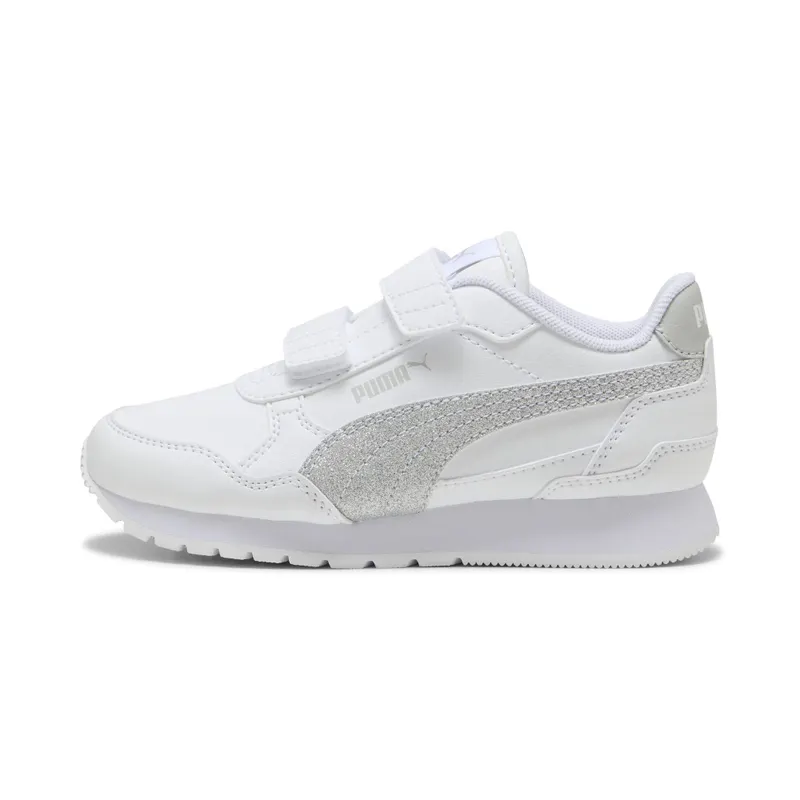 Puma ST Runner v4 Glitter “Puma White / Puma Silver / Cool Light Gray” | 401587_01