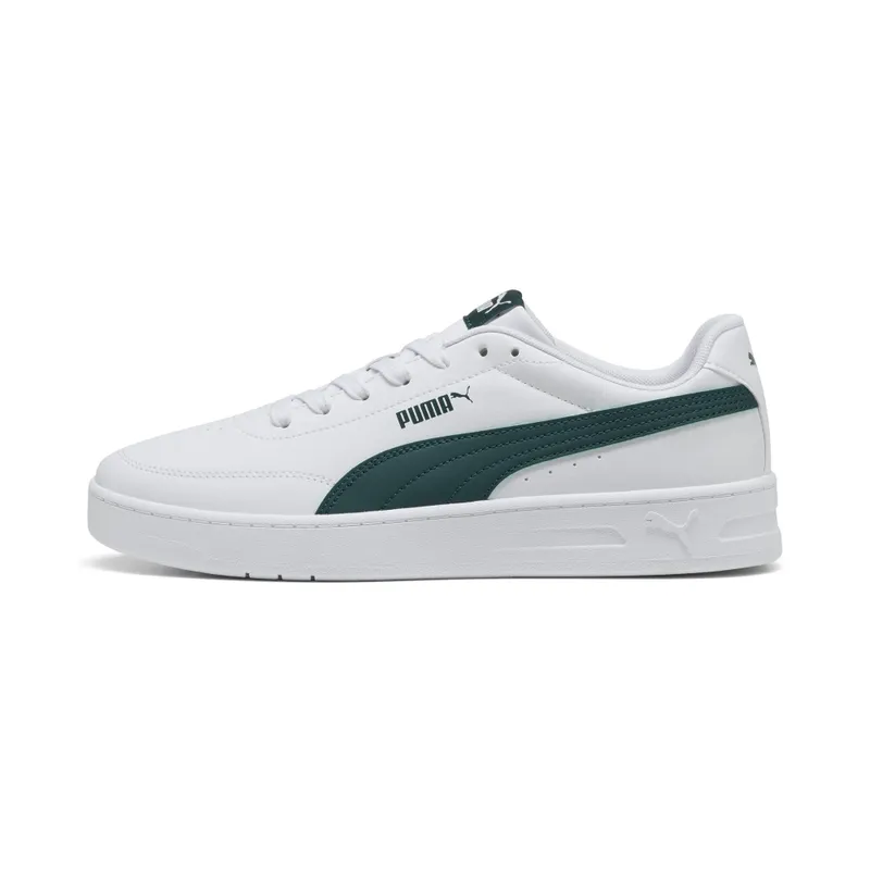 Puma Court Classic Clean “Puma White / Dark Green” | 402223_24
