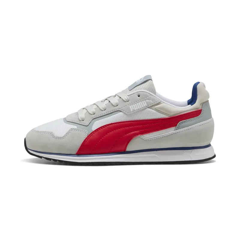 Puma SOFTRIDE ST Miler “Cool Light Gray / For All Time Red / Puma White” | 402635_01