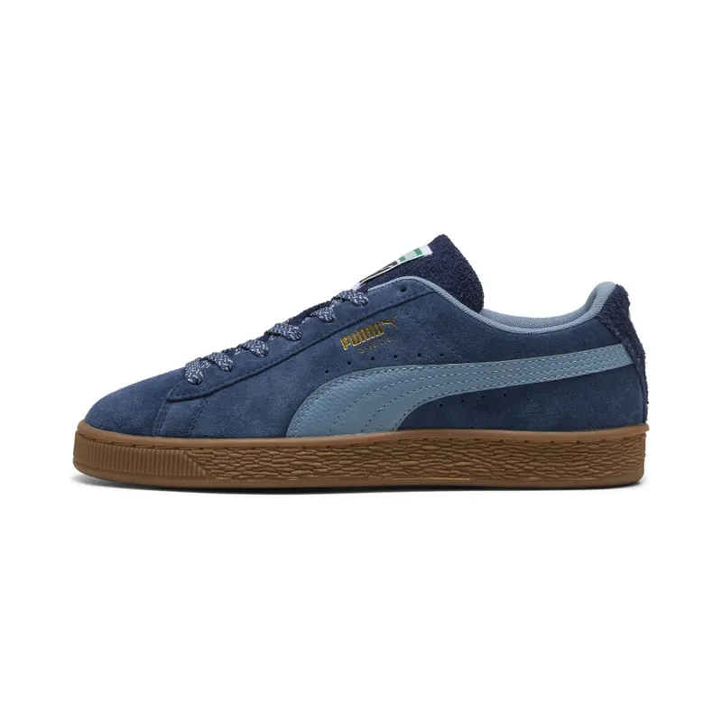 Puma Suede Fuzzy “Persian Blue / Gum” | 403227_01