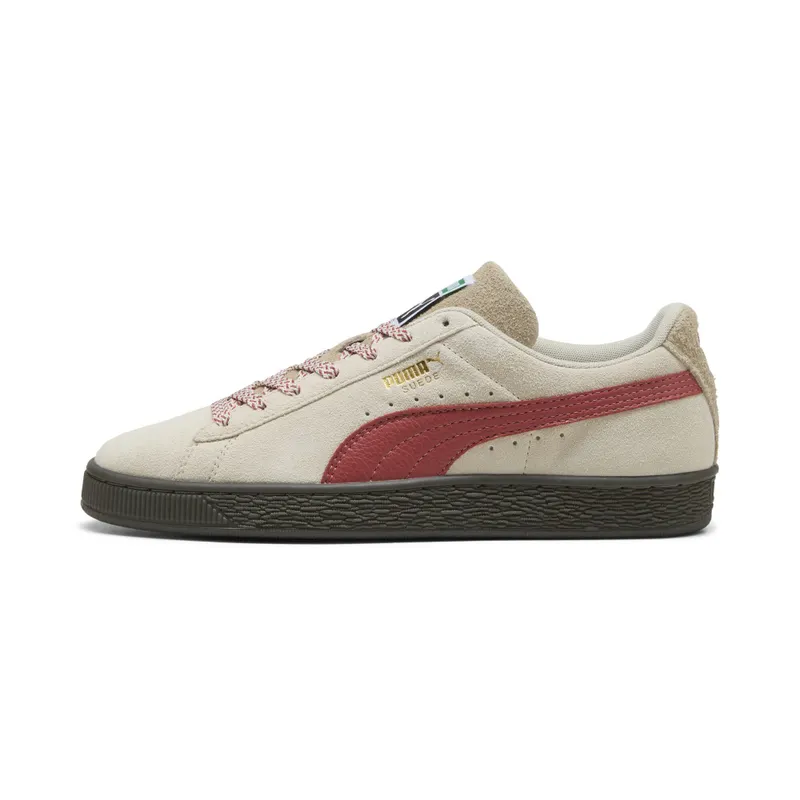 Puma Suede Fuzzy “Alpine Snow / Gum” | 403227_02
