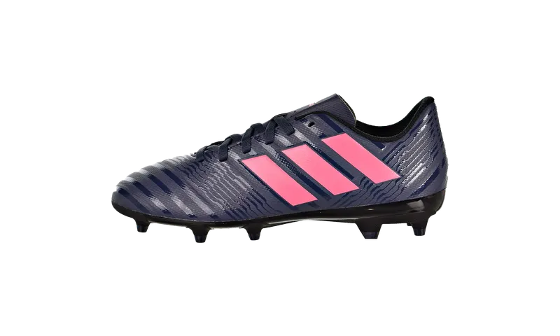 Adidas Nemeziz 17.4 Firm Ground Soccer Cleats “Trace Blue / Red Zest” | DB2246