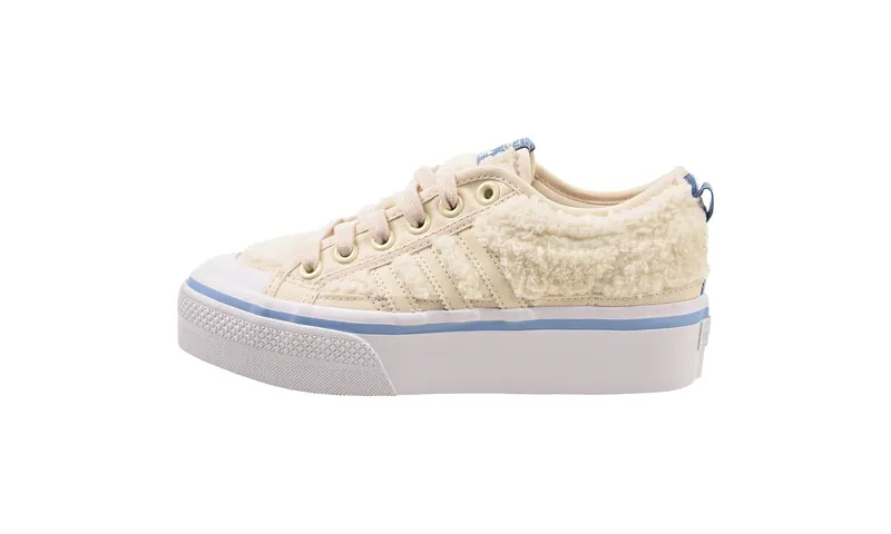 Adidas Nizza Platform Sherpa “Wonder White / Cloud White” | H02698