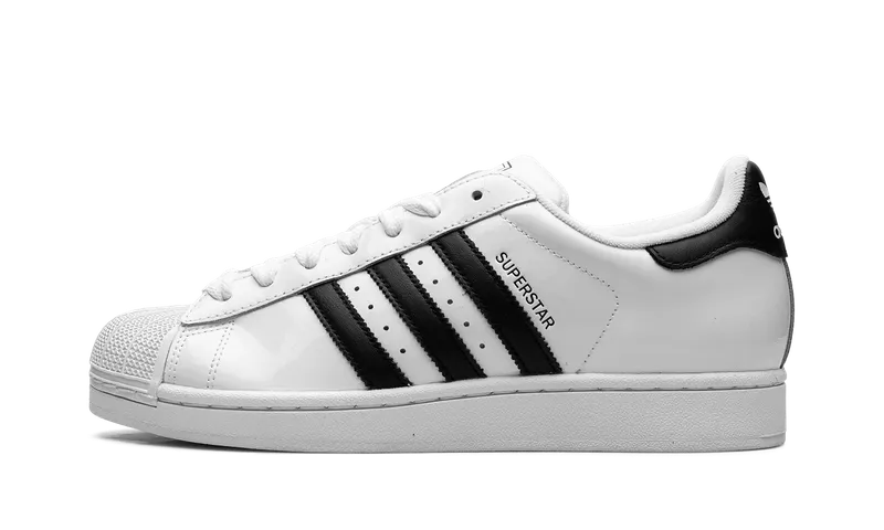 Adidas Originals PRM Superstar II “Patent Leather” “Cloud White / Core Black / Cloud White” | JR7312