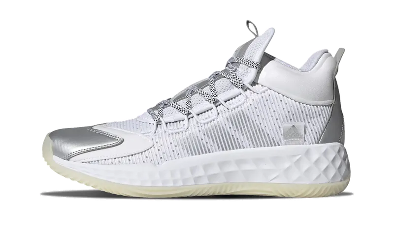 adidas Pro Boost Mid Cloud White / Silver Metallic / Chalk White | FW9511