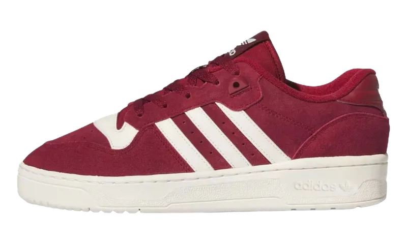 adidas Rivalry Low Collegiate Burgundy / Cloud White / Collegiate Burgundy “Collegiate Burgundy/Cloud White/Collegiate Burgundy/Bordeaux” | IE7208