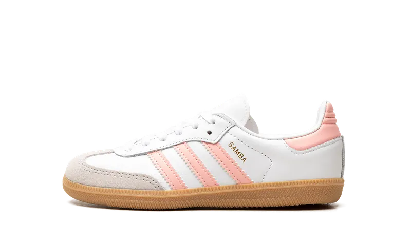 Adidas Samba OG Kids Cloud White / Semi Pink Spark / Gum | JP5484