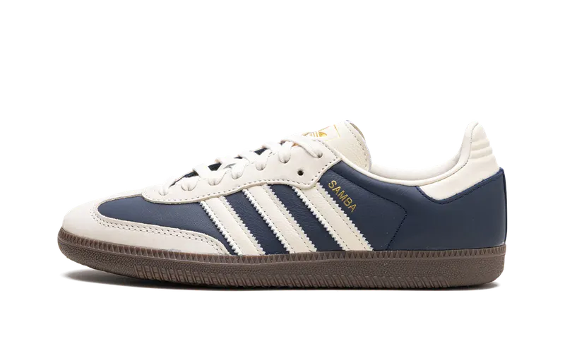 Adidas SAMBA OG “Night Indigo Crew White” “Night Indigo / Cream White / Gold Metallic” | IG1968