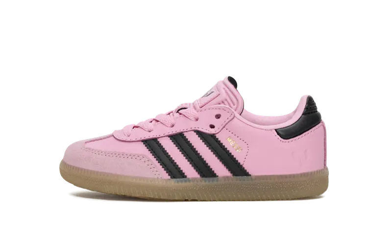 Adidas Samba Indoor J “Messi Light Pink Black” “Light Pink / Core Black / Gum” | JR0424