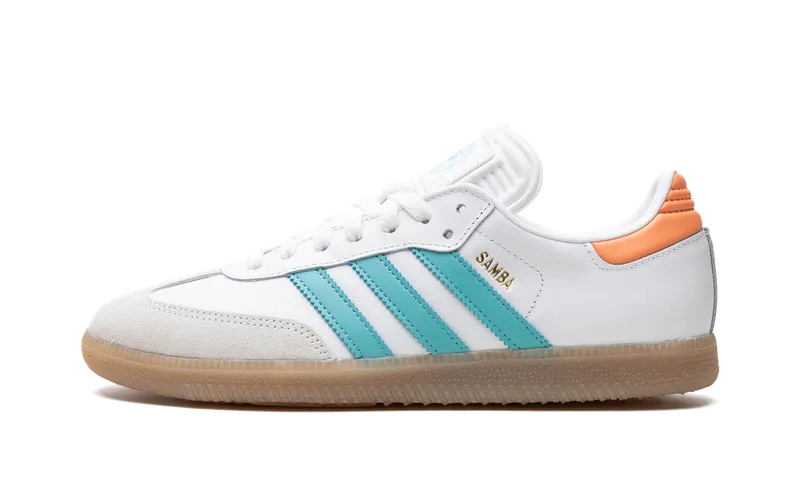 Adidas Samba “Inter Miami – Easy Mint Pink” “Cloud White / Easy Mint / Gum” | IH8160