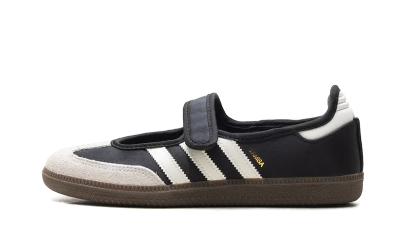 Adidas Samba Jane “Core Black Off White Gold Metallic” | IH9207