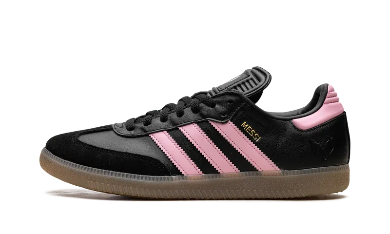 Adidas Samba Messi Indoor “Core Black / Gold Metallic / Gum” | JP7845