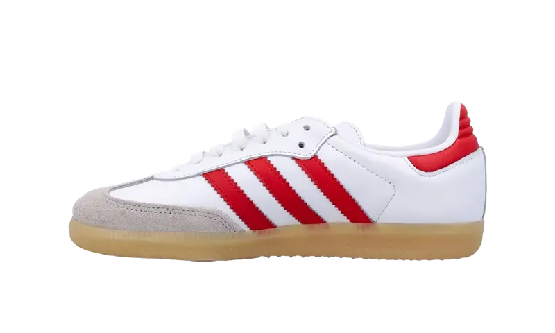 Adidas Samba OG GS “Cloud White Collegiate Red Gum” | JI4463