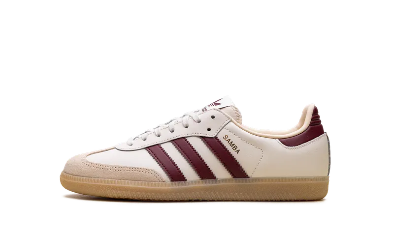 Adidas Samba OG GS “Wonder White Shadow Red” “Wonder White / Shadow Red / Gum” | JQ8554