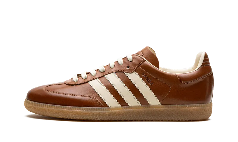 Adidas Samba OG “Made in Italy Vachetta Tan” “Orange / Wonder White / Gum” | IE9121