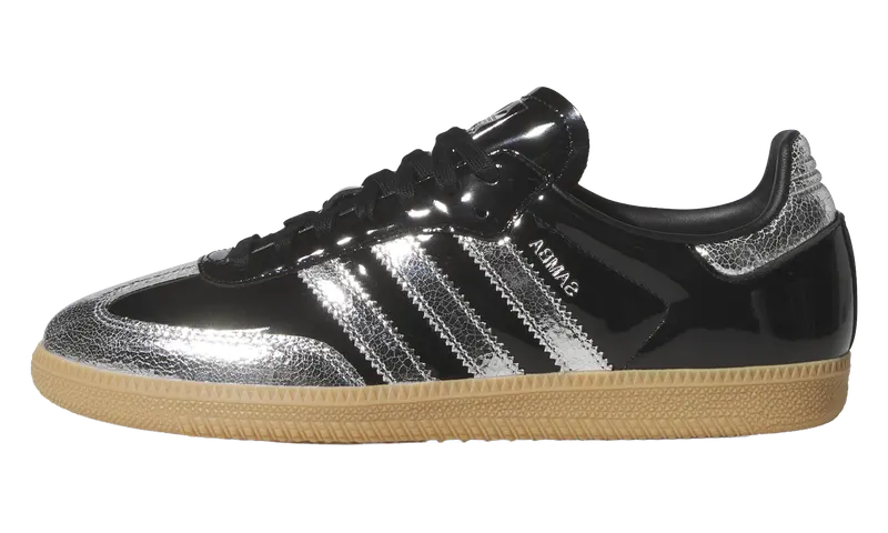Adidas Samba OG “Patent Black Silver Metallic” | KI0172
