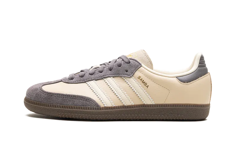 Adidas Samba OG “Crystal Sand Charcoal” “Crystal Sand / Cream White / Charcoal” | JI4210