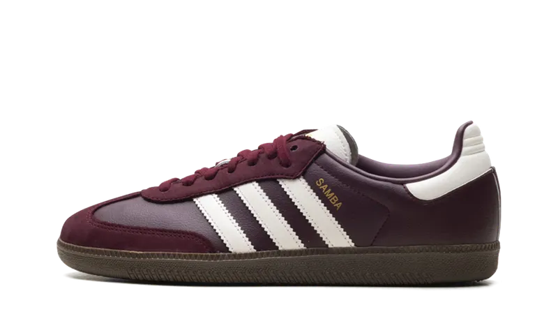 Adidas Samba OG Maroon / Off White / Gum | JR8844