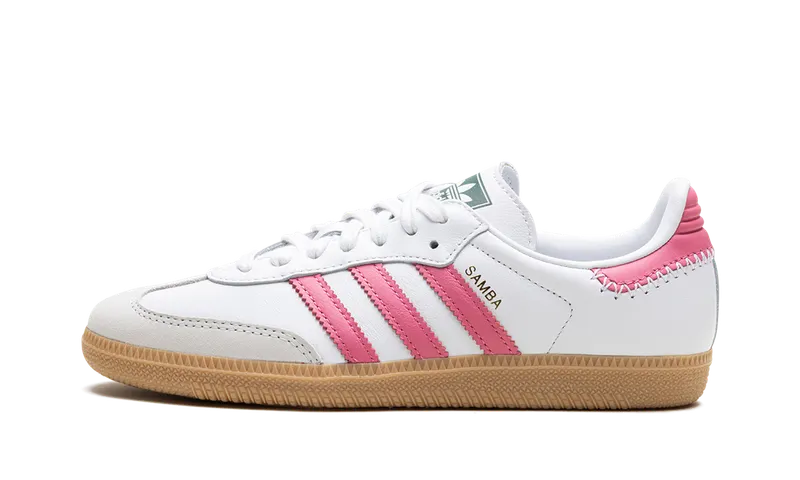 Adidas Samba OG “Rose Tone” “Cloud White / Rose Tone / Collegiate Green” | JI2013
