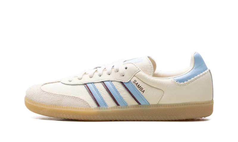 Adidas Samba OG “Wonder White / Celestial Blue” “Wonder White / Clear Sky / Shadow Red” | JS5041