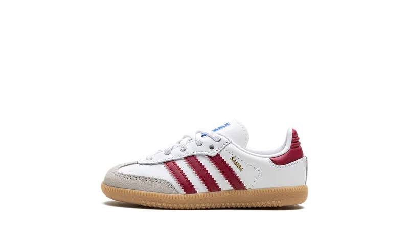 adidas Samba OG Kids Cloud White / Collegiate Burgundy / Gum | IE1336