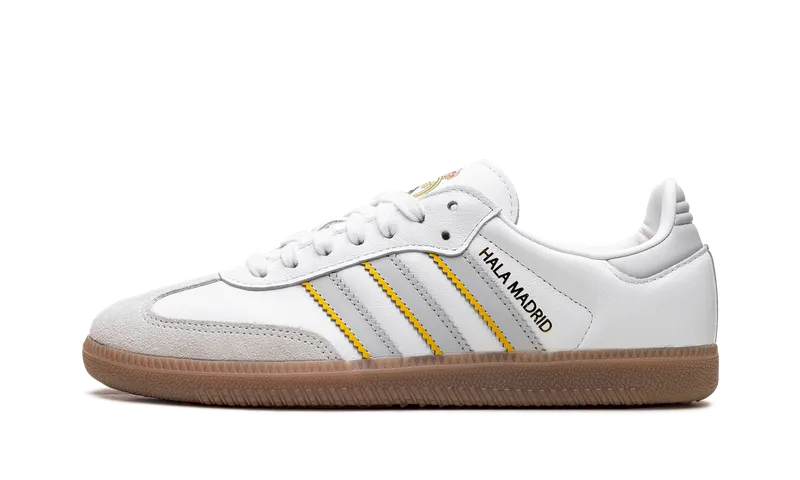 Adidas Samba Real Madrid Cloud White / Light Solid Grey / Gum | JQ4038