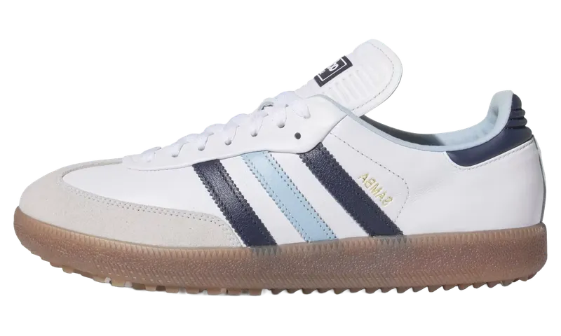 Adidas Samba Spikeless Golf “White / Night Indigo” | JP8650