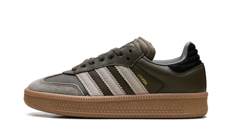 Adidas Samba XLG “Olive Strata Wonder Beige Gold Metallic” | JQ2387