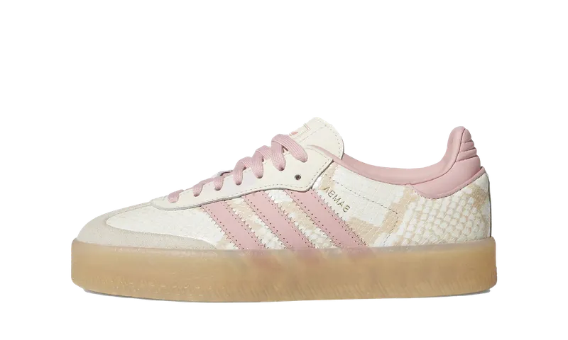 Adidas Sambae Snakeskin “Cream White Wonder Mauve” | JR3803