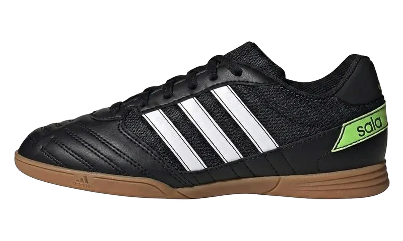 adidas Super Sala Voetbalschoenen Core Black / Cloud White / Solar Green | FV5457