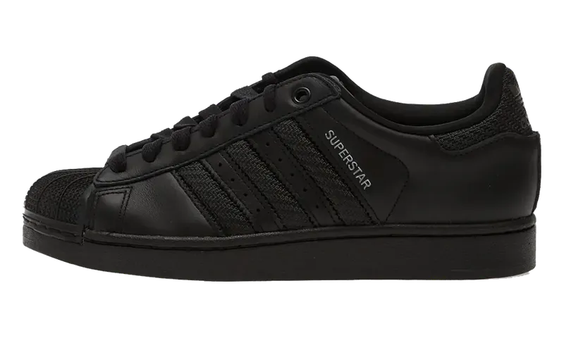 Adidas Superstar II “Black Mesh Stripes” | JQ6344