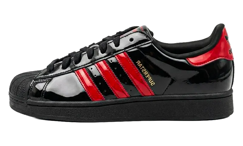 Adidas Superstar II “Patent Black Red” | KJ3262