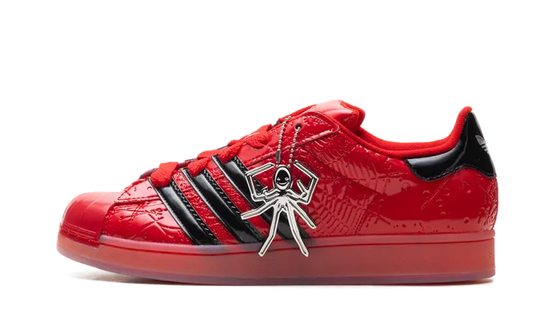 Adidas Superstar “Sp5der Red Black” “Pink / Core Black / Silver Metallic” | KJ7005