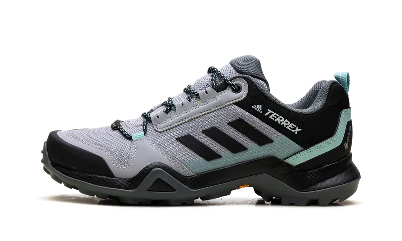 adidas Terrex AX3 GORE-TEX Hiking Halo Silver / Core Black / Acid Mint “Halo Silver/Core Black/Mint” | FX4684