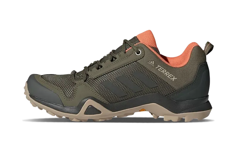 Adidas TERREX AX3 “Raw Khaki/Legend Earth/Semi Coral” | G26545