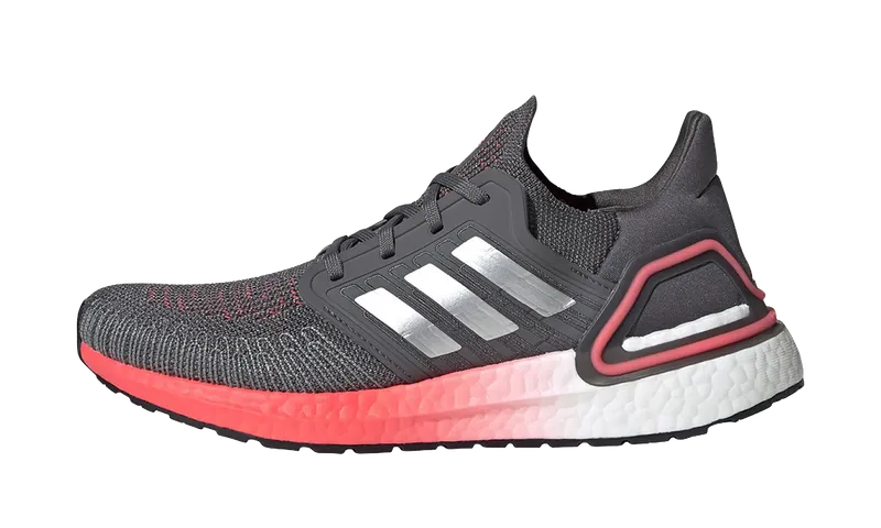 adidas Ultraboost 20 Grey Five / Silver Metallic / Signal Pink “Grey Five/Silver Metallic/Pink” | FV8347