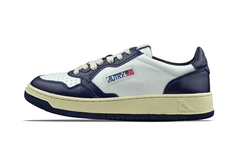 Autry Medalist Low “White/Blue” | AULM-WB04