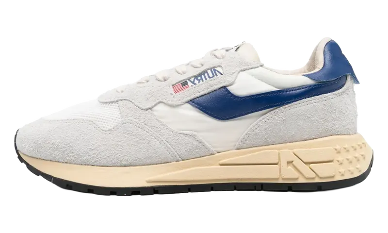 Autry Running Reelwind Low “White/Royal Blue” | WWLM-UT01