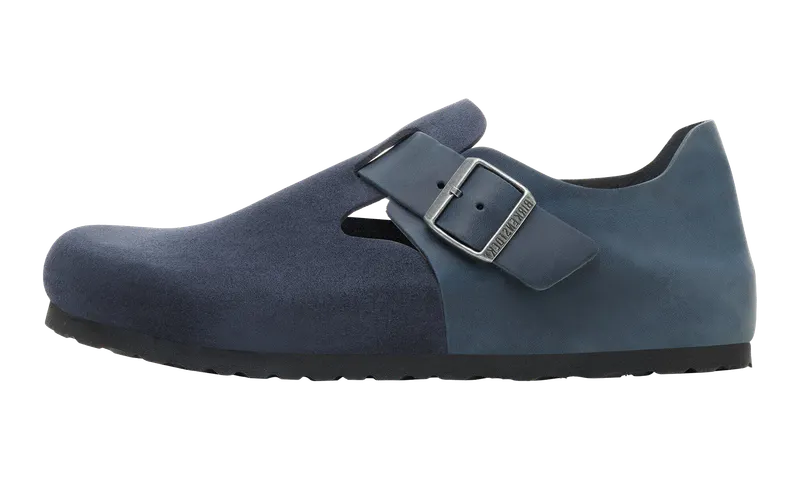 Birkenstock London Mixed Leather “New Navy” | 1030167