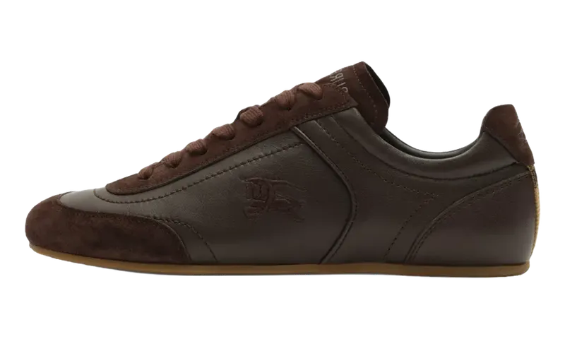 Burberry Leather Knight Runner “Moorhen Brown” | 8126538