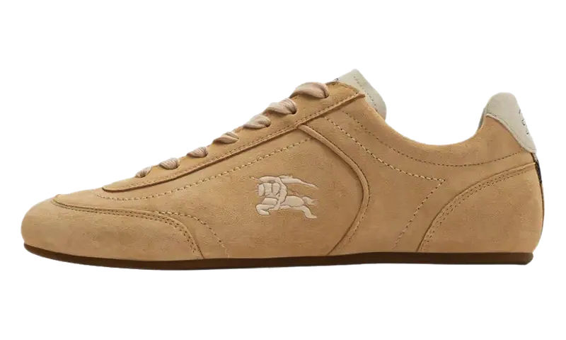 Burberry Suede Knight Runner “Flax Beige / Dove Beige” | 8127800